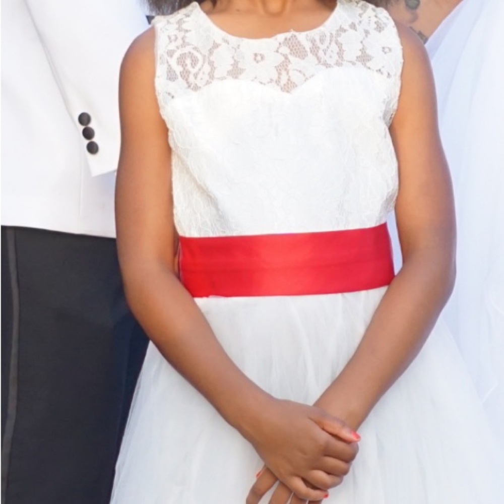 Mini bride dress